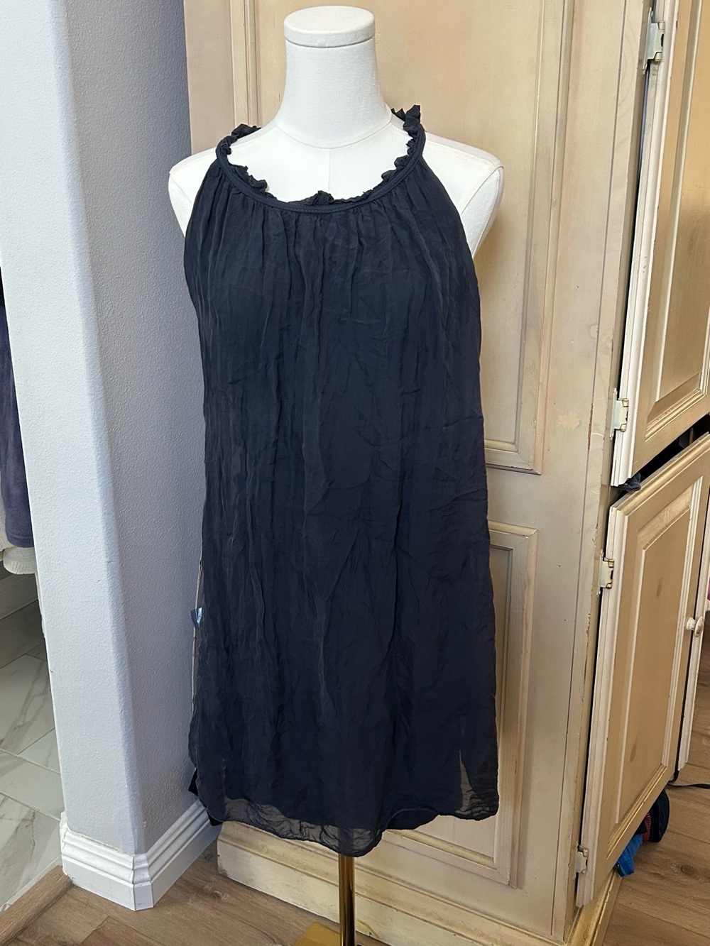 Made in Italy silk mini dress